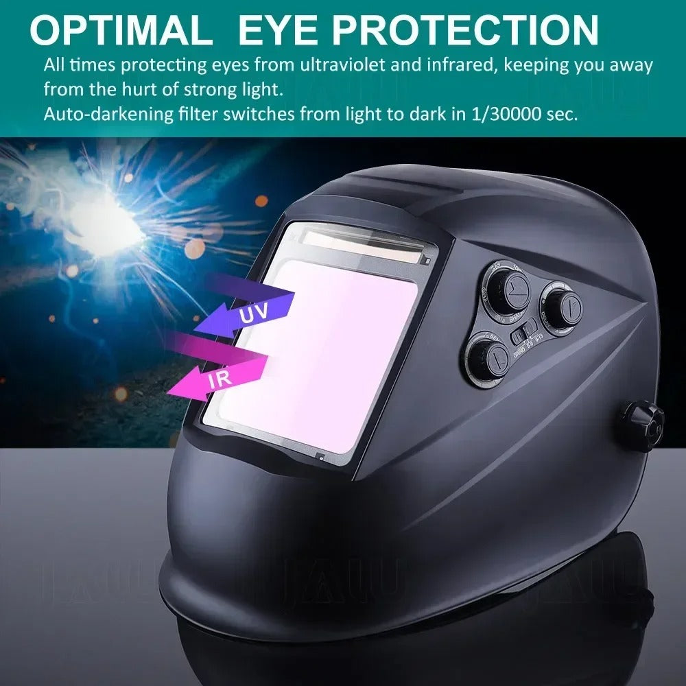 🔥 Auto Darkening Welding Helmet with 100x97mm XL View | 0.04s Reaction⚡4 Sensor True Color🌟【Pro Welder Edition】DIN4-13 Optical for Metal/Car Repair - 360° Comfort Headgear 🔥 Auto Darkening Welding Helmet with 100x97mm XL View | 0.04s Reaction⚡4 Sensor True Color🌟【Pro Welder Edition】DIN4-13 Optical for Metal/Car Repair - 360° Comfort Headgear